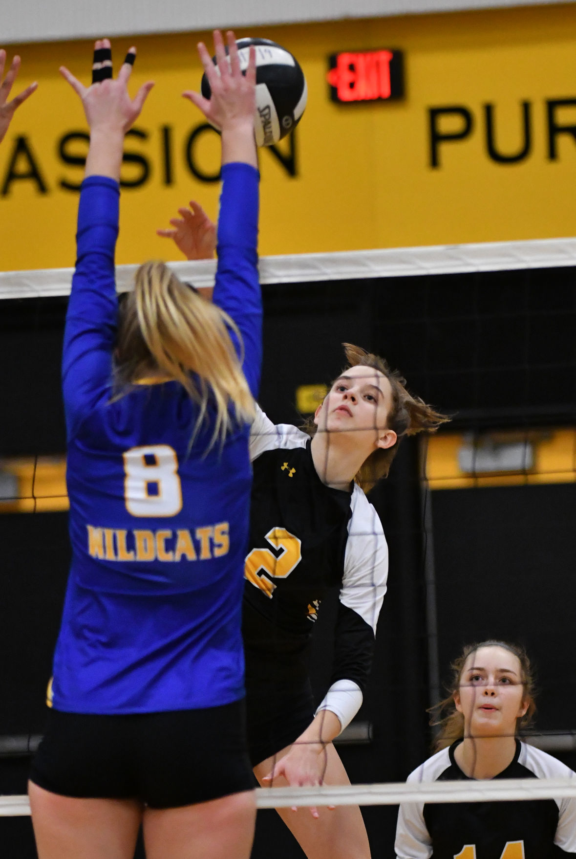 Davenport North vs Bettendorf volleyball